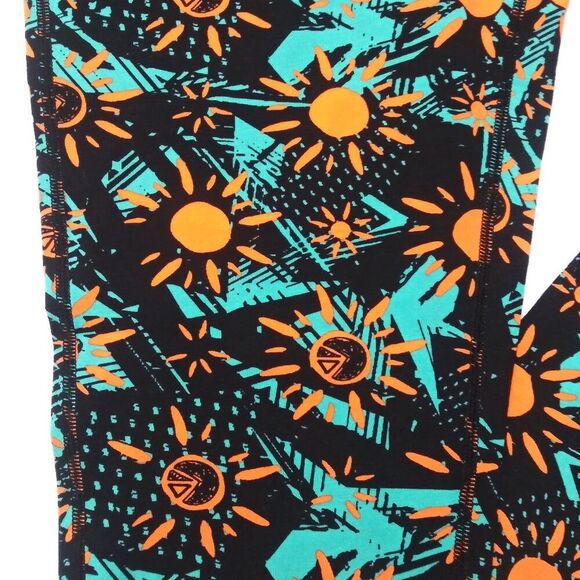 ETHIKA Summerdaze Leggings Activewear Workout Pants Abstract Sun Gym Sz S NEW - Picture 5 of 8